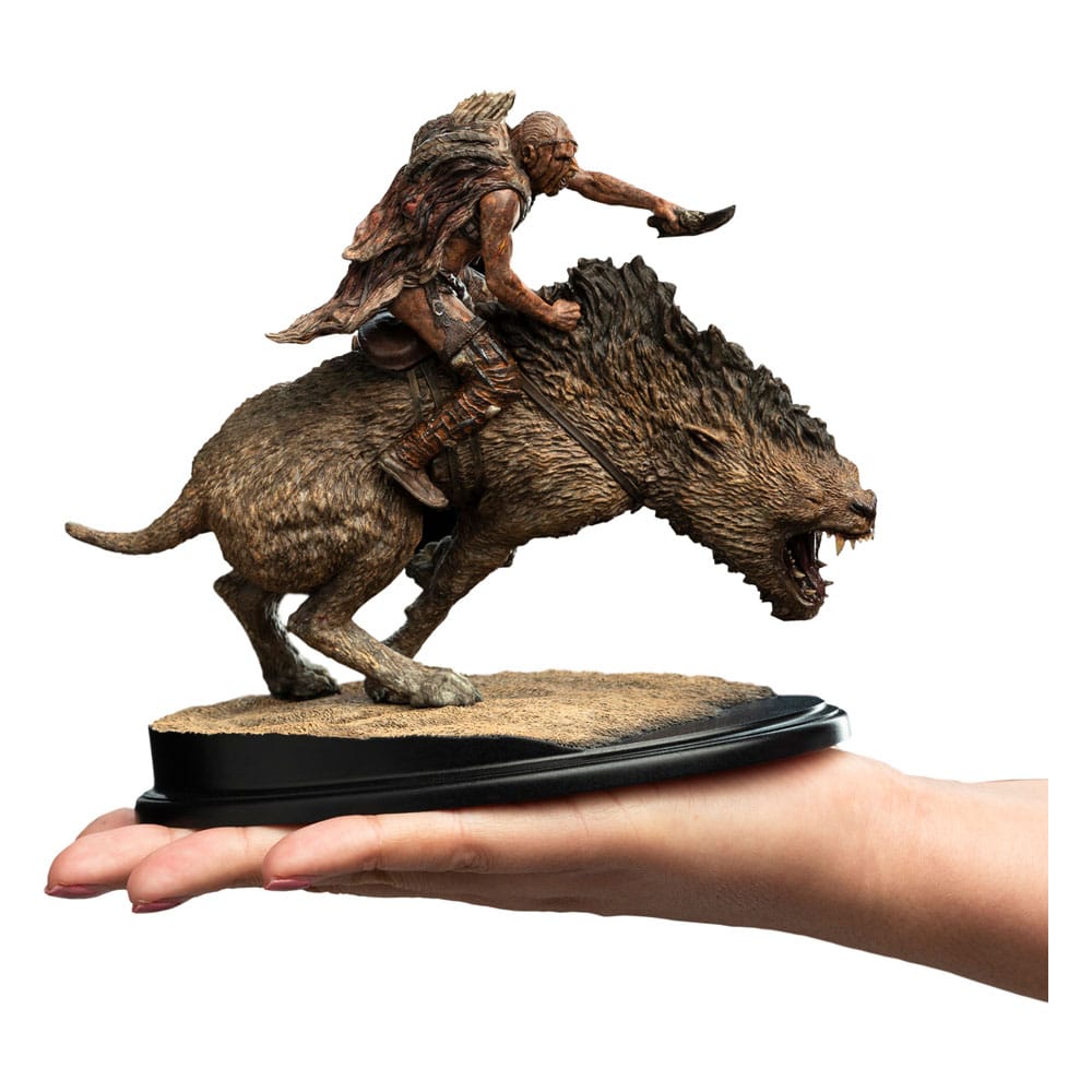 Herr der Ringe Mini Statue Sharkû on Warg 18 cm Image 6
