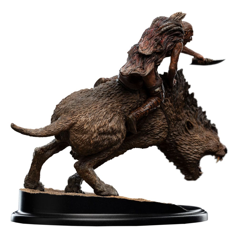 Herr der Ringe Mini Statue Sharkû on Warg 18 cm Image 7