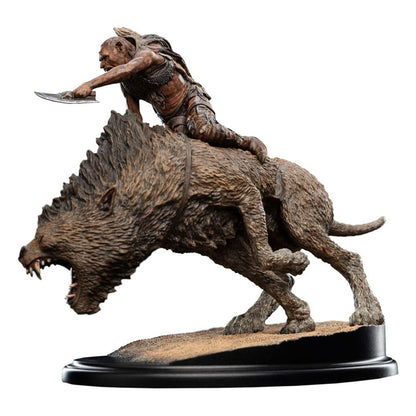Herr der Ringe Mini Statue Sharkû on Warg 18 cm Image 11