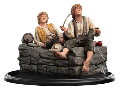 Der Herr der Ringe Mini Statue Merry und Pippin 12 cm Image 1
