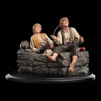 Der Herr der Ringe Mini Statue Merry und Pippin 12 cm Image 2
