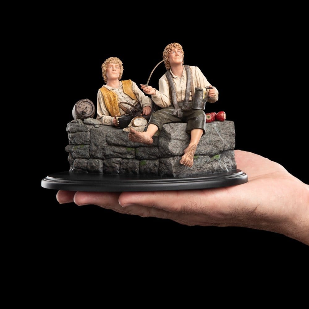 Der Herr der Ringe Mini Statue Merry und Pippin 12 cm Image 3