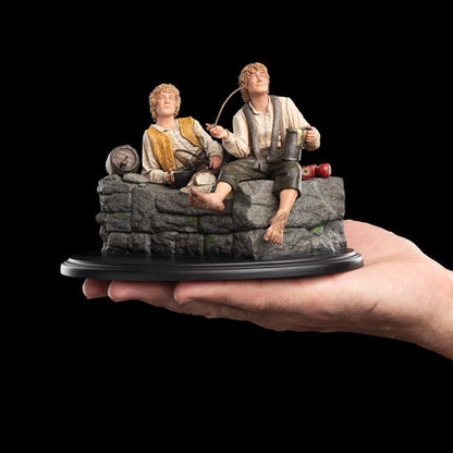 Der Herr der Ringe Mini Statue Merry und Pippin 12 cm Image 3