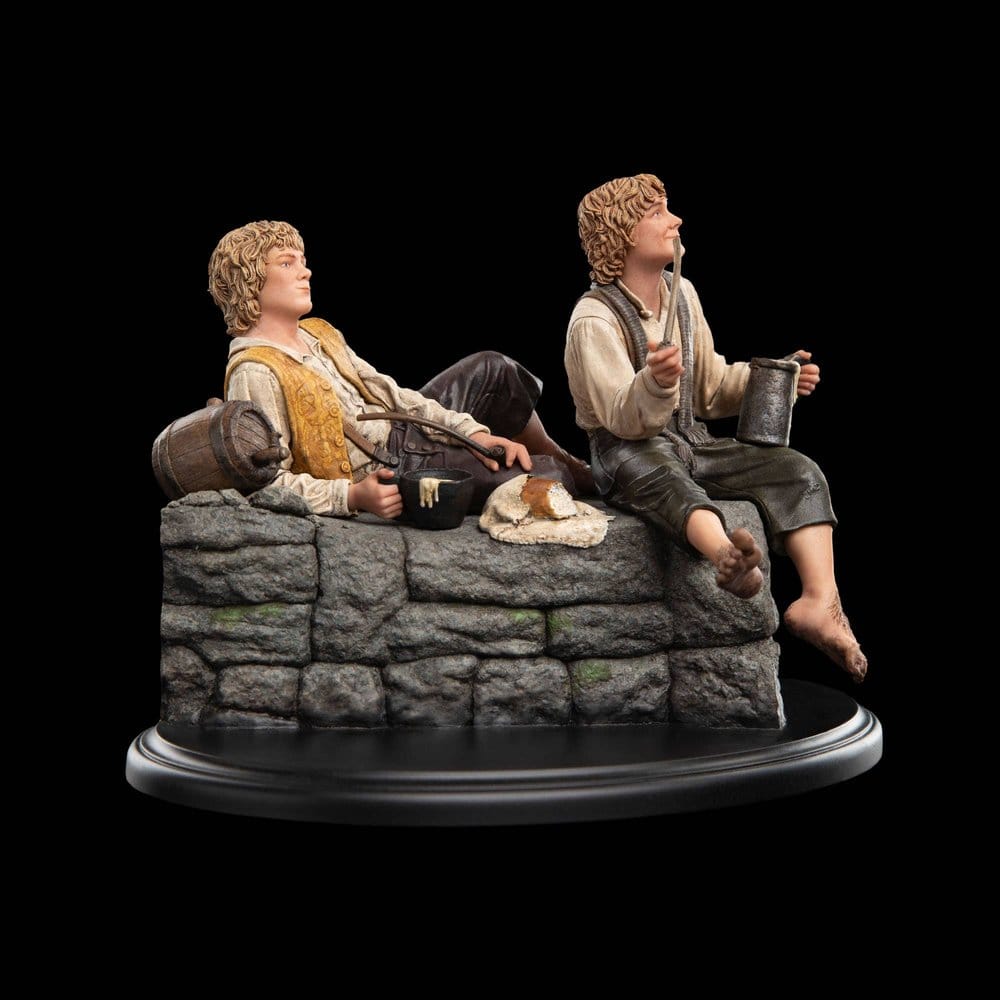 Der Herr der Ringe Mini Statue Merry und Pippin 12 cm Image 4