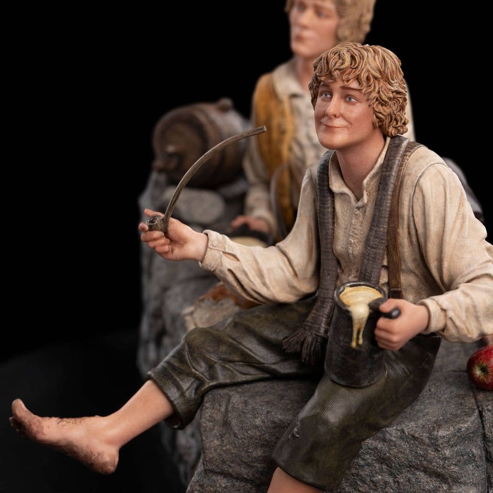 Der Herr der Ringe Mini Statue Merry und Pippin 12 cm Image 11