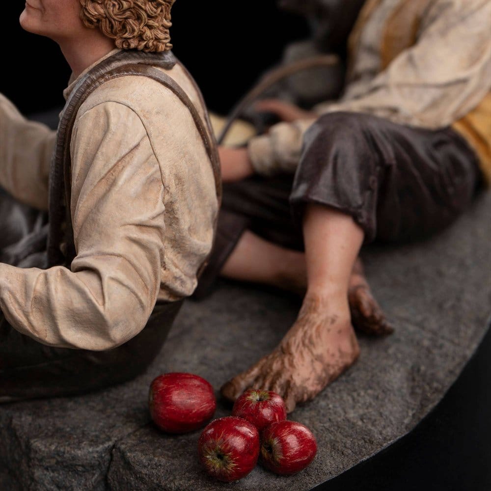 Der Herr der Ringe Mini Statue Merry und Pippin 12 cm Image 12