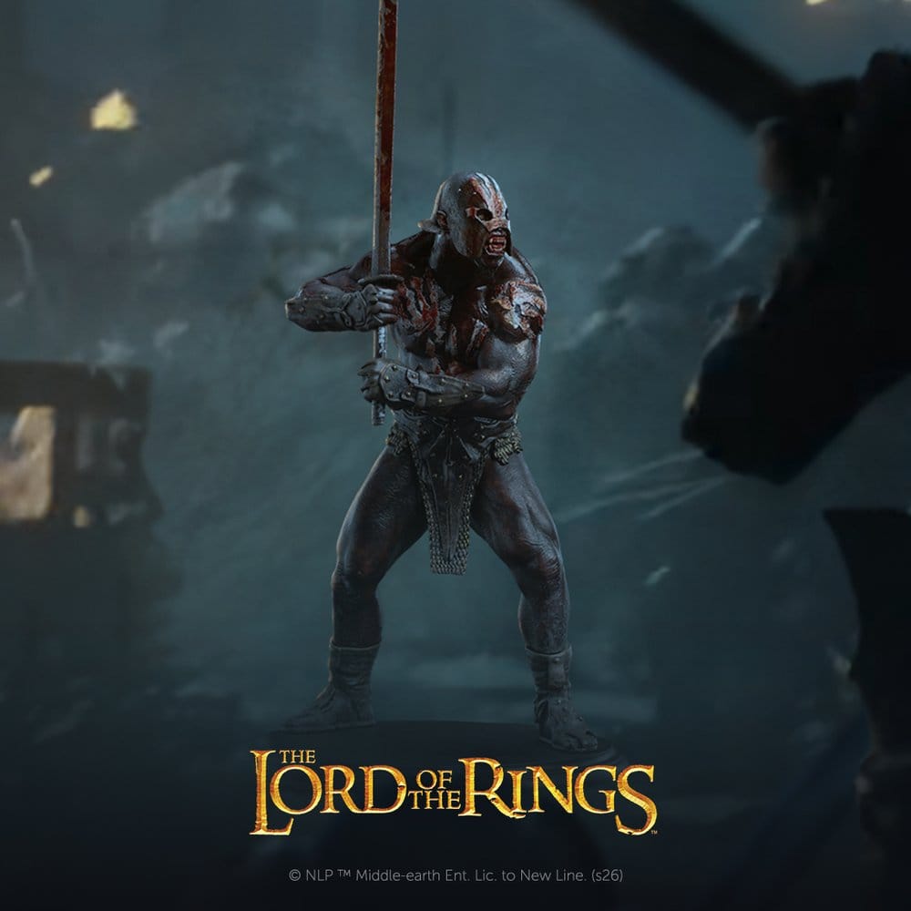 Der Herr der Ringe Mini Statue Uruk-hai Berserker 24 cm Image 12
