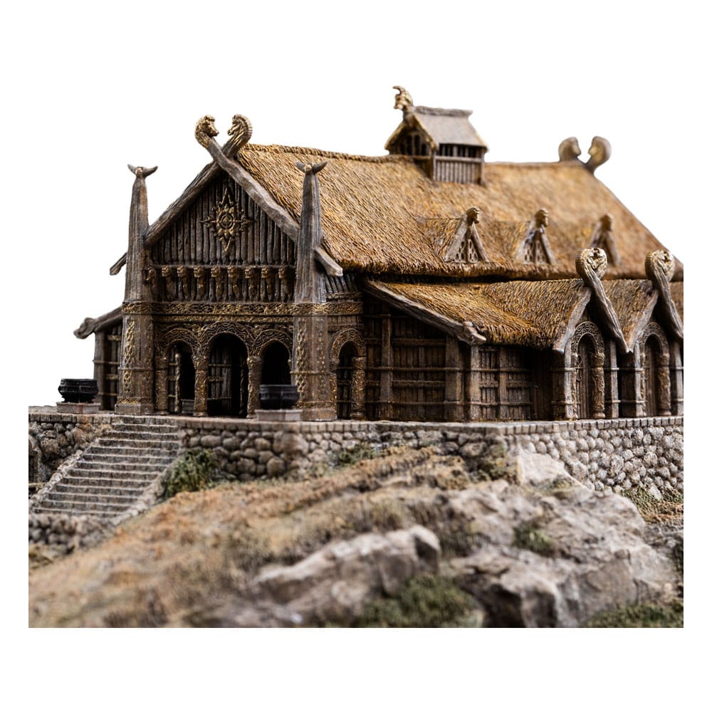 Herr der Ringe Statue The Golden Hall of Edoras 9 cm Image 3