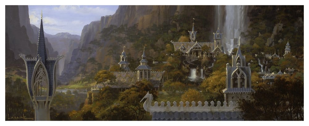 Der Herr der Ringe Diorama Rivendell Open Edition 28 cm Image 15