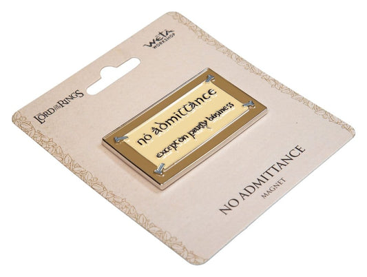 Herr der Ringe Magnet No Admittance (Enamel) 7 cm Image 2