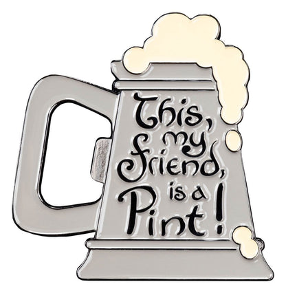 Herr der Ringe Magnet This, my friend, is a Pint! (Enamel) 7 cm Image 1