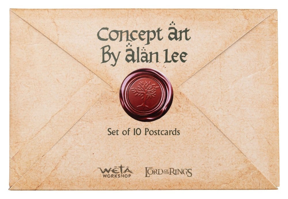 Herr der Ringe Postkarten Set Concept Art by Alan Lee: The Lord of the Rings 15 x 12 cm Image 2