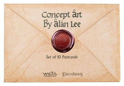 Herr der Ringe Postkarten Set Concept Art by Alan Lee: The Lord of the Rings 15 x 12 cm Image 2