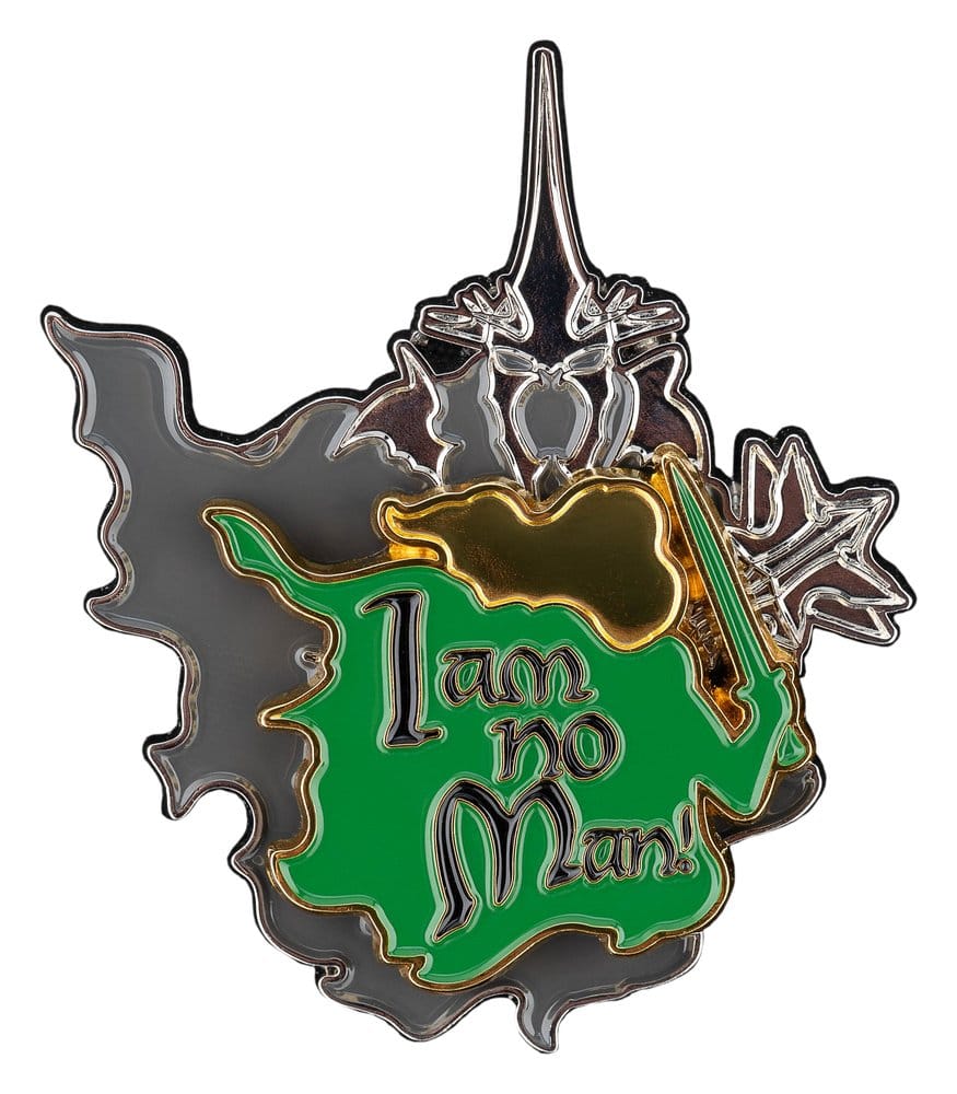 Herr der Ringe Ansteck-Pin Doppelpack No Man can Kill Me & I Am No Man! 7 cm Image 1