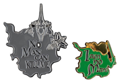 Herr der Ringe Ansteck-Pin Doppelpack No Man can Kill Me & I Am No Man! 7 cm Image 2