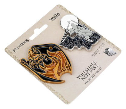 Herr der Ringe Ansteck-Pin Doppelpack You Shall Not Pass 8 cm Image 3