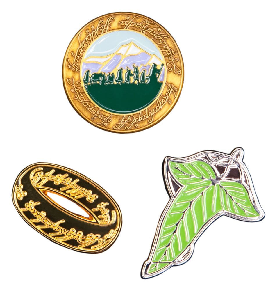 Herr der Ringe Trilogie Pin-Set A Ringbearer's Journey Image 1