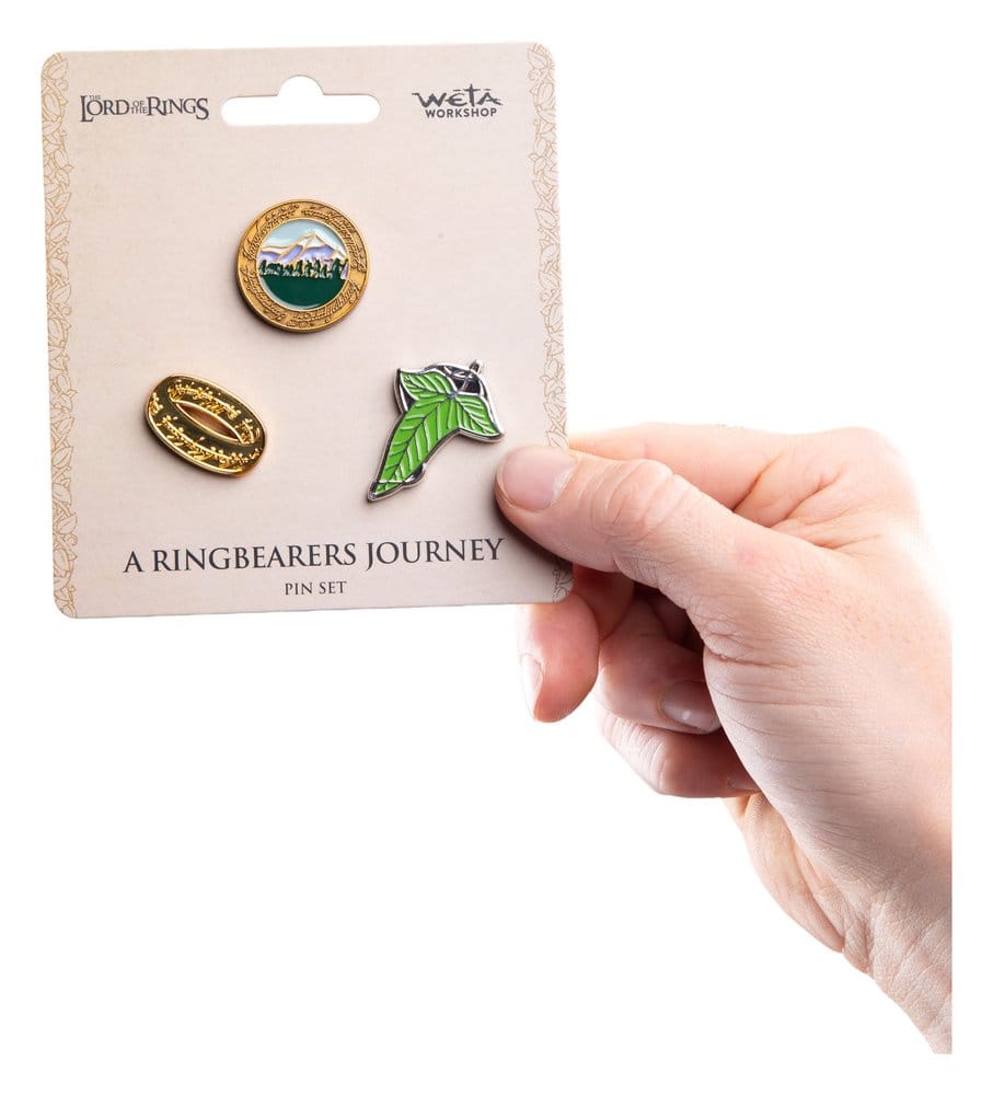 Herr der Ringe Trilogie Pin-Set A Ringbearer's Journey Image 2