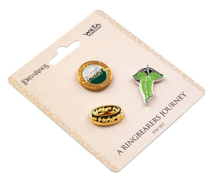Herr der Ringe Trilogie Pin-Set A Ringbearer's Journey Image 3