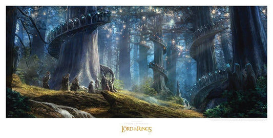 Herr der Ringe Kunstdruck Lothlorien 59 x 30 cm Image