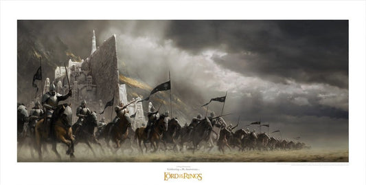 Herr der Ringe Kunstdruck Faramir's Charge 59 x 30 cm Image 1