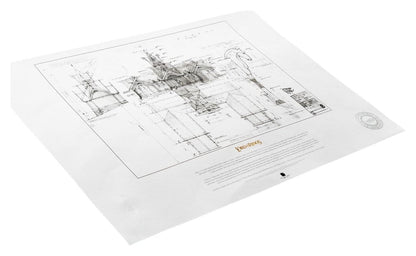 Herr der Ringe Bauplan Kunstdruck The Stable of Edoras 59 x 42 cm Image 2