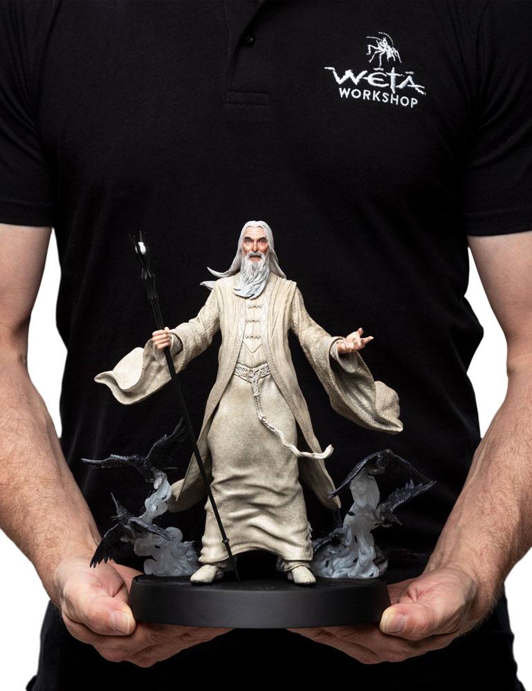 Der Herr der Ringe Figures of Fandom PVC Statue Saruman the White 26 cm Image 3