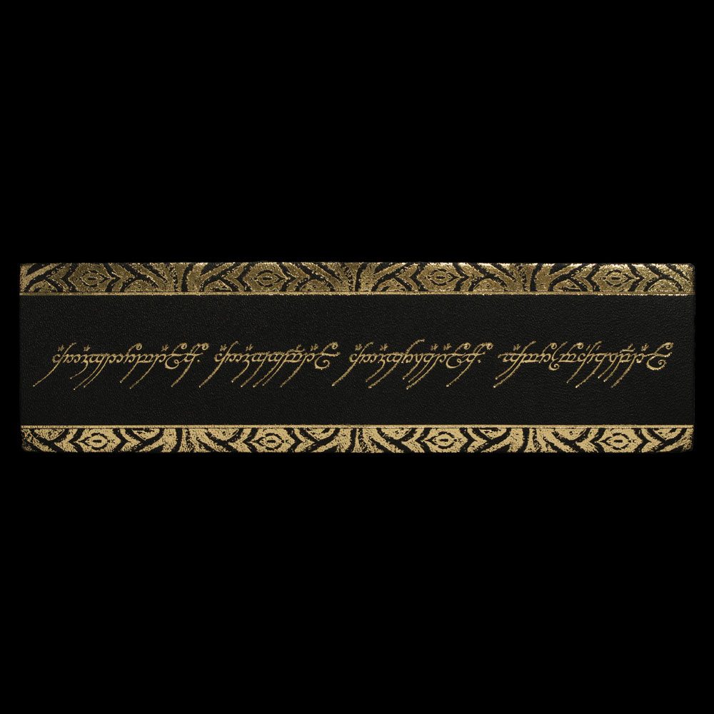 Herr der Ringe Leder Lesezeichen The One Ring Inscription Image 1