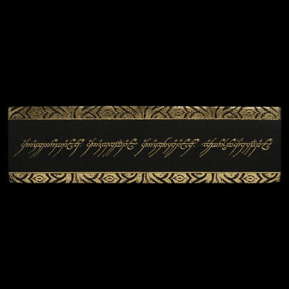 Herr der Ringe Leder Lesezeichen The One Ring Inscription Image 1