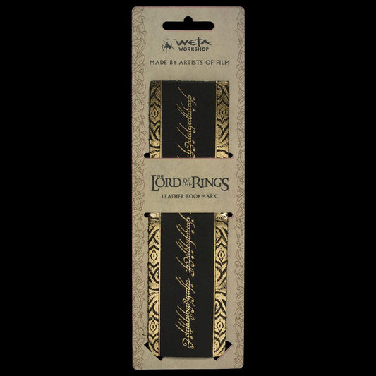 Herr der Ringe Leder Lesezeichen The One Ring Inscription Image 2