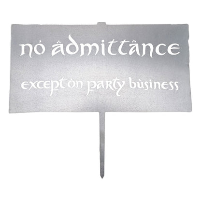 Der Herr der Ringe Metalbird No Admittance Sign 32 cm Image 1