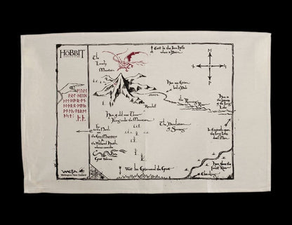 Der Hobbit Geschirrtuch Thorins Map 72 cm Image 2