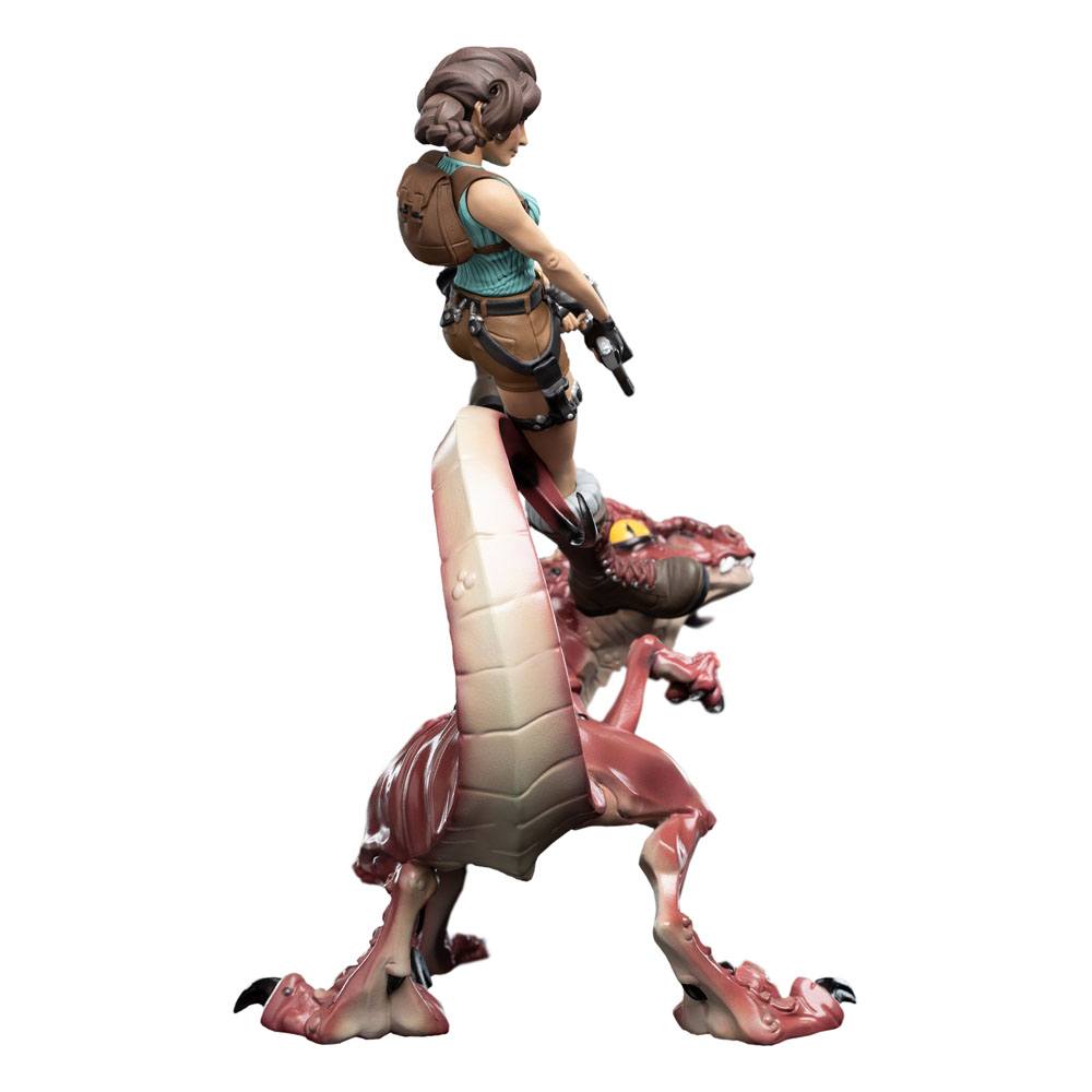 Tomb Raider Mini Epics Vinyl Figur Lara Croft & Raptor 24 cm Image 3