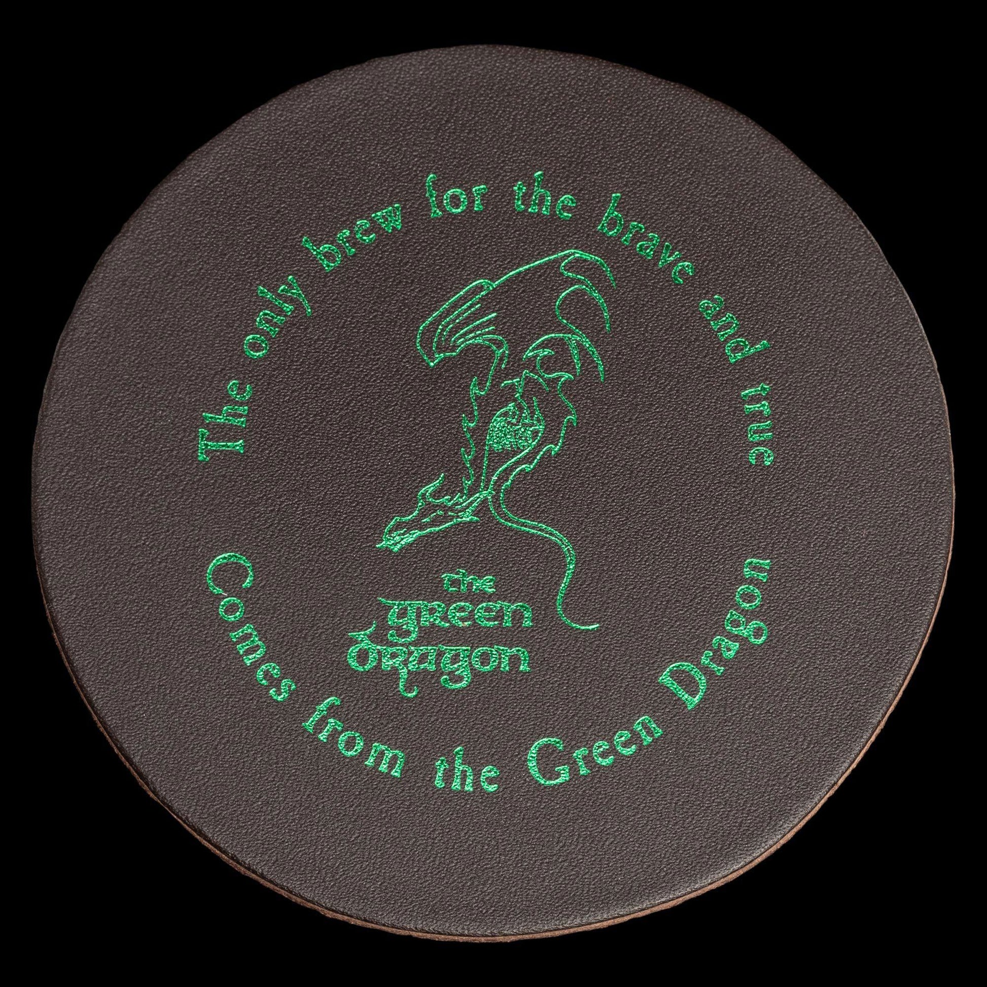 Herr der Ringe Leder Untersetzer 4er-Pack The Green Dragon Image 2