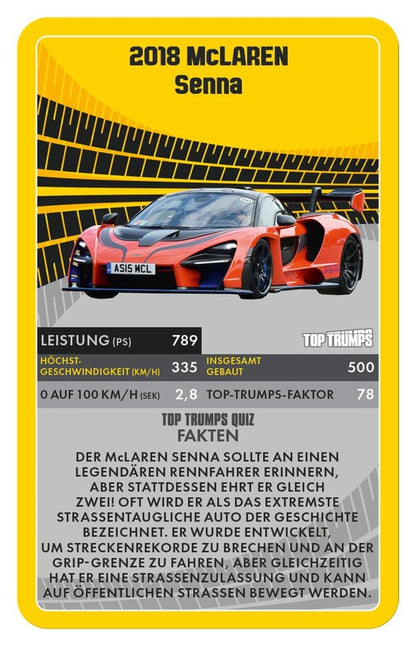 Super Cars Kartenspiel Top Trumps *Deutsche Version* Image 2