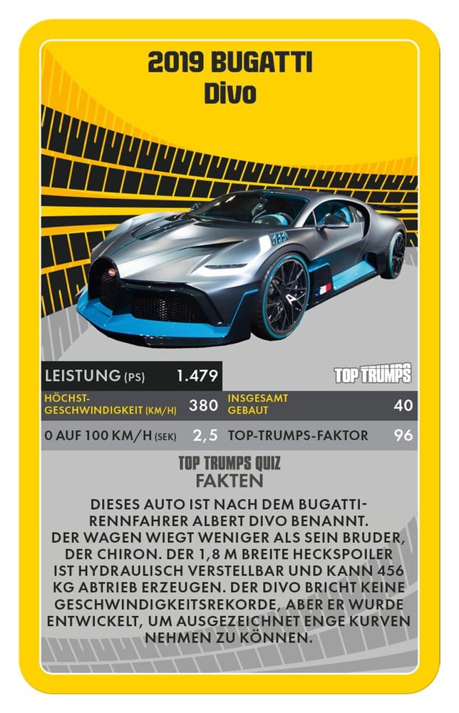 Super Cars Kartenspiel Top Trumps *Deutsche Version* Image 3