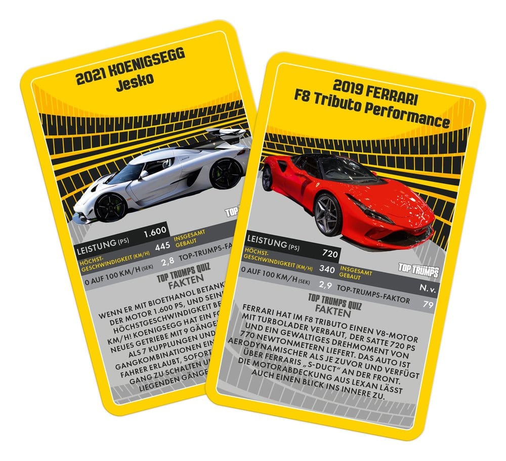 Super Cars Kartenspiel Top Trumps *Deutsche Version* Image 5