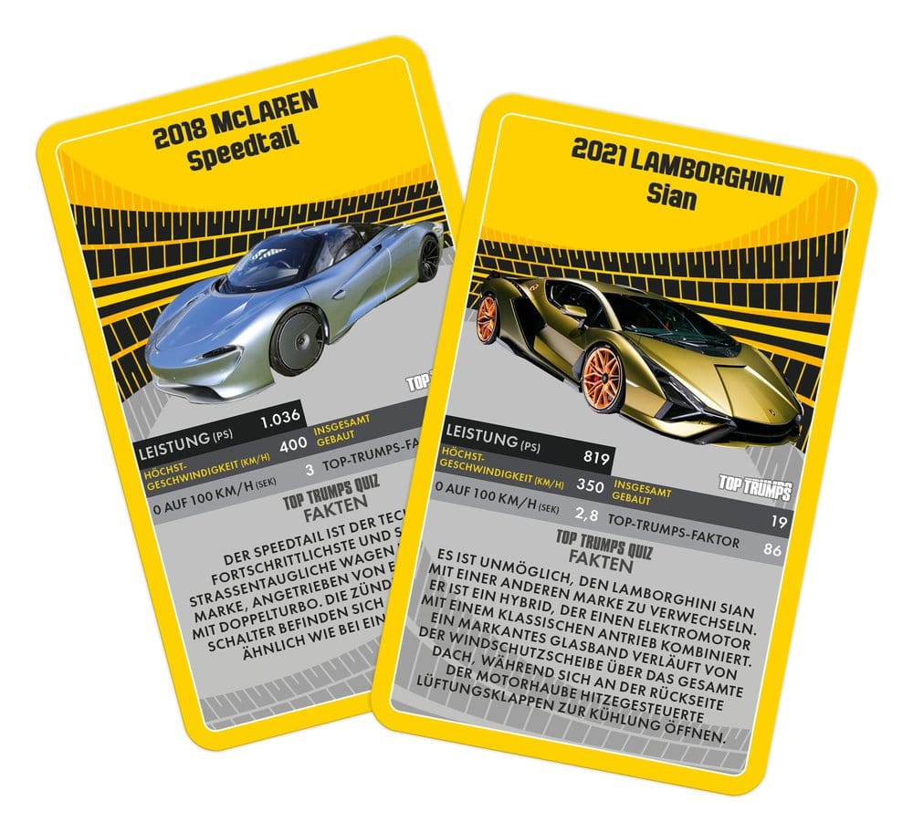 Super Cars Kartenspiel Top Trumps *Deutsche Version* Image 6