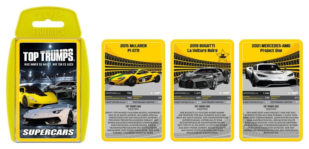 Super Cars Kartenspiel Top Trumps *Deutsche Version* Image 7
