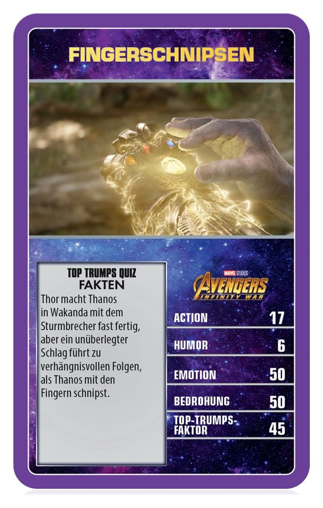 Marvel Kartenspiel Top Trumps Collectables *Deutsche Version* Image 2