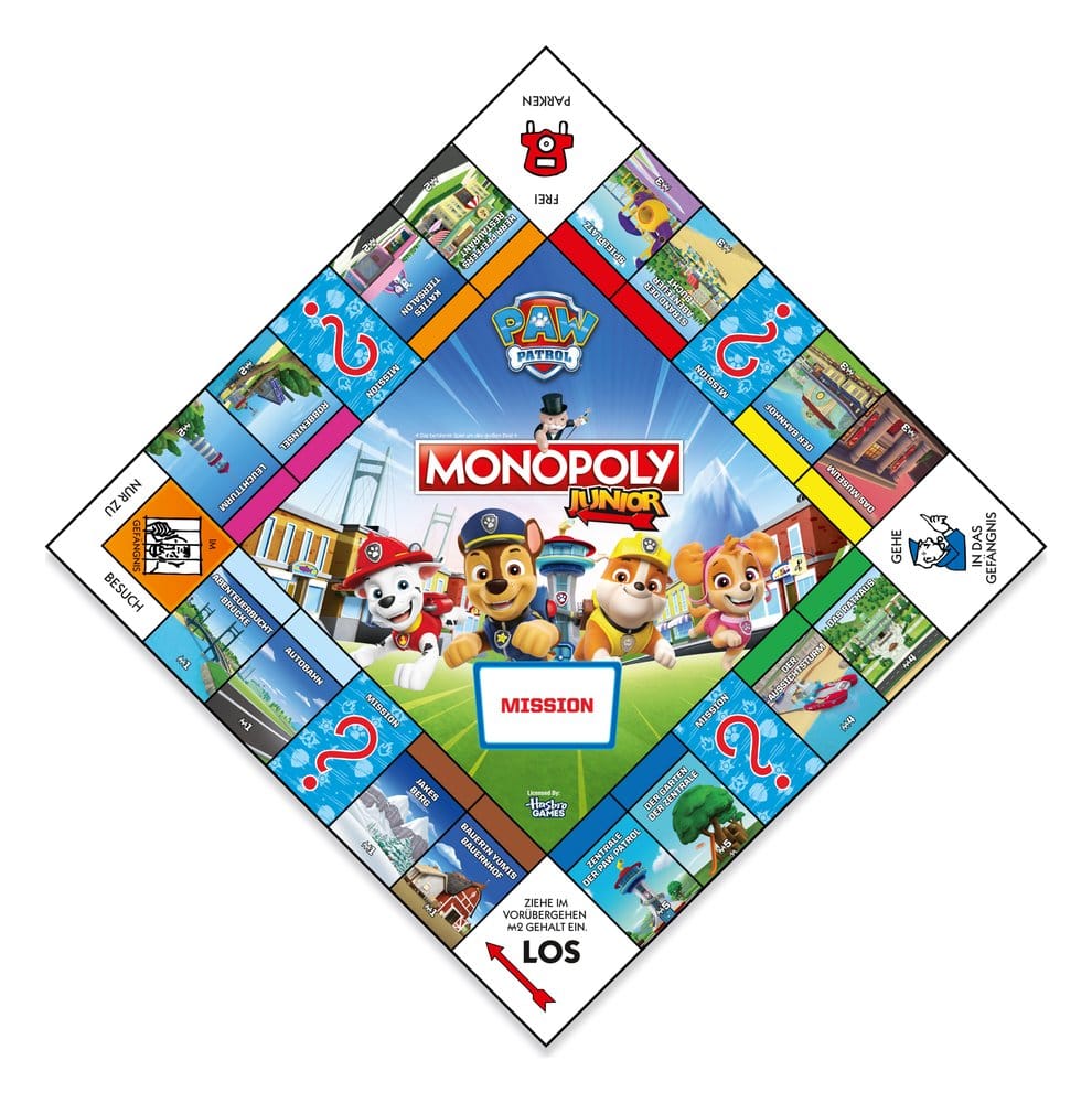PAW Patrol Brettspiel Monopoly Junior *Deutsche Version* Image 2