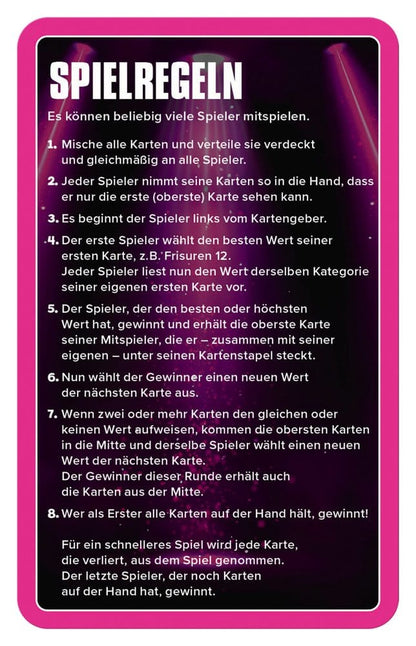 Popstars Kartenspiel Top Trumps *Deutsche Version* Image 6