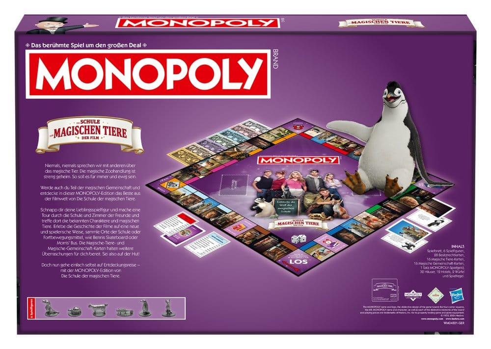 Monopoly Brettspiel Die Schule der magischen Tiere *Deutsche Version* Image 5