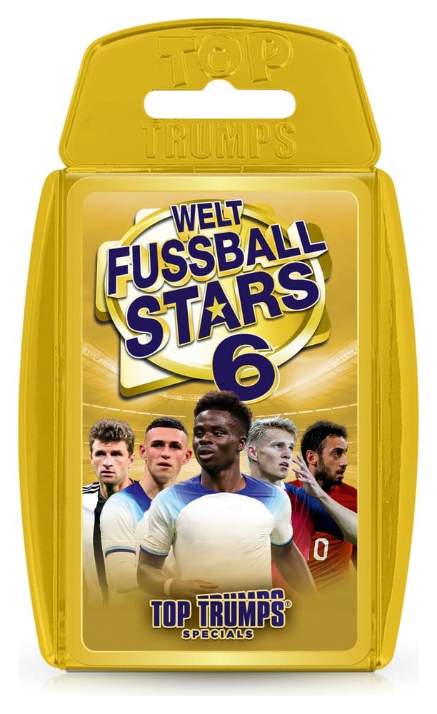Weltfussballstars 6 Kartenspiel Top Trumps *Deutsche Version* Image 1