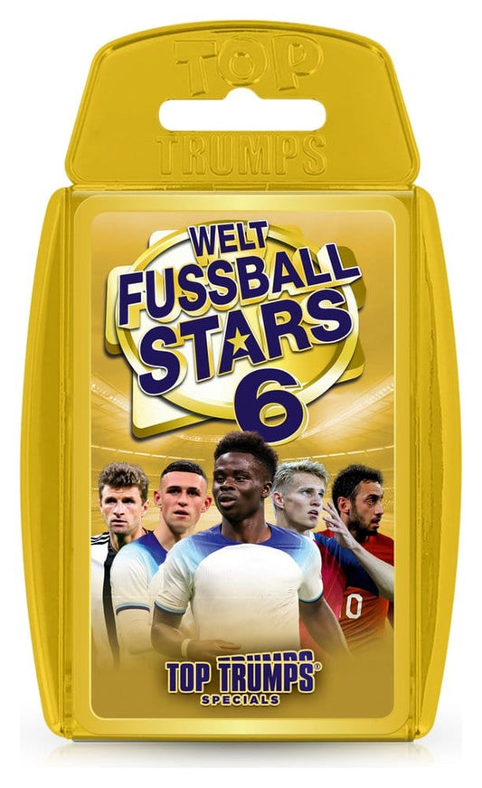 Weltfussballstars 6 Kartenspiel Top Trumps *Deutsche Version* Image 1