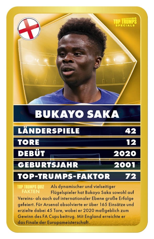 Weltfussballstars 6 Kartenspiel Top Trumps *Deutsche Version* Image 3
