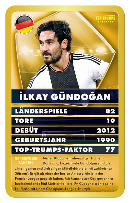 Weltfussballstars 6 Kartenspiel Top Trumps *Deutsche Version* Image 5