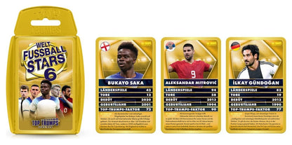Weltfussballstars 6 Kartenspiel Top Trumps *Deutsche Version* Image 6