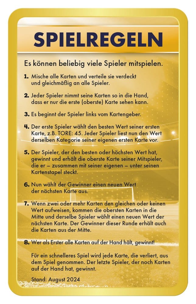 Weltfussballstars 6 Kartenspiel Top Trumps *Deutsche Version* Image 7