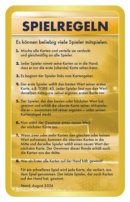 Weltfussballstars 6 Kartenspiel Top Trumps *Deutsche Version* Image 7